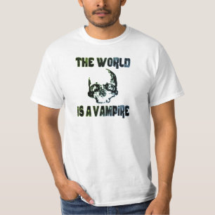 世界は吸血鬼です Tシャツ