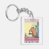 世界は地豚を歌う準備ができていない キーホルダー (正面左)