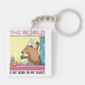 世界は地豚を歌う準備ができていない キーホルダー (裏面)