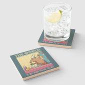 世界は地豚を歌う準備ができていない ストーンコースター (横)