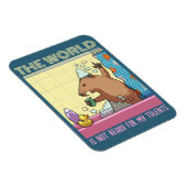 世界は地豚を歌う準備ができていない マグネット (右側)