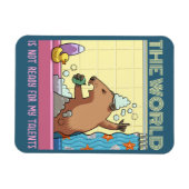 世界は地豚を歌う準備ができていない マグネット (横)