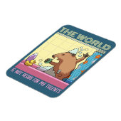 世界は地豚を歌う準備ができていない マグネット (左側)