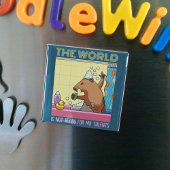 世界は地豚を歌う準備ができていない マグネット