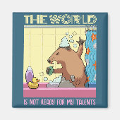 世界は地豚を歌う準備ができていない マグネット (正面)