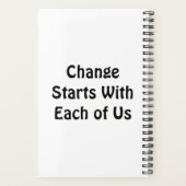 世界は変わるべき プランナー手帳 (裏面)