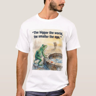 世界は大きいほど良い Tシャツ