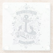 世界は大きい行きます探検しますです ガラスコースター (裏面)