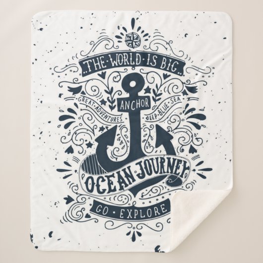 世界は大きい行きます探検しますです シェルパブランケット (正面)