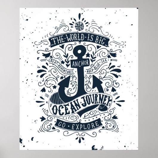 世界は大きい – 探索に行く ポスター (正面)