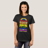 世界は大きな問題を抱えているゲイプライド1 Tシャツ (正面フル)