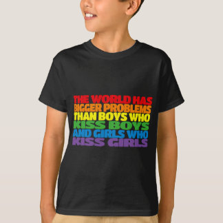 世界は大きな問題を抱えているゲイプライドLGBTQ Prid Tシャツ