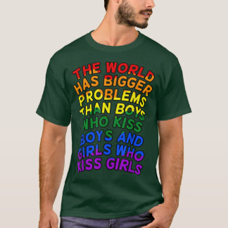 世界は大きな問題を抱えているゲイLGBTQプライド月Gr Tシャツ