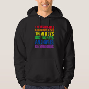世界は大きな問題を抱えているLgbt QプライドゲイPro パーカ