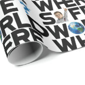 世界は安全か？私たちは自由と平和を求める ラッピングペーパー (ロールコーナー)