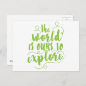 世界は我々の探求だ ポストカード (正面/裏面)