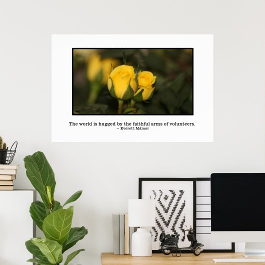 世界は有志に抱かれている ポスター (ホームオフィス)