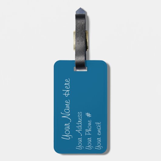 世界は本です ラゲッジタグ (裏面縦)