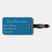 世界は本です ラゲッジタグ (裏面横)