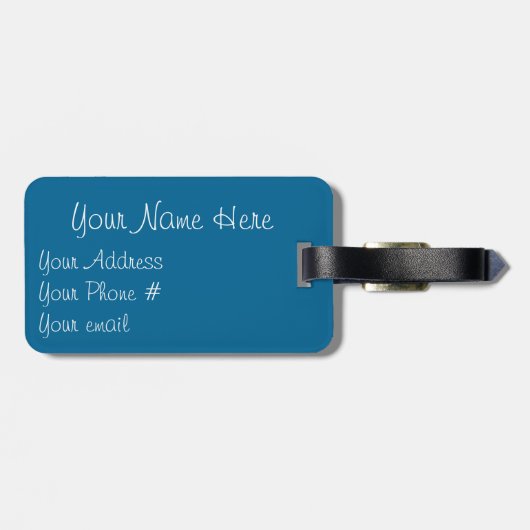 世界は本です ラゲッジタグ (裏面横)