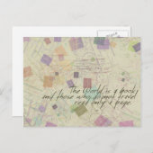 世界は本のはがき ポストカード (正面/裏面)