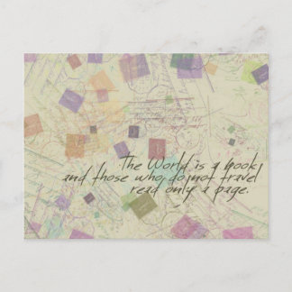 世界は本のはがき ポストカード