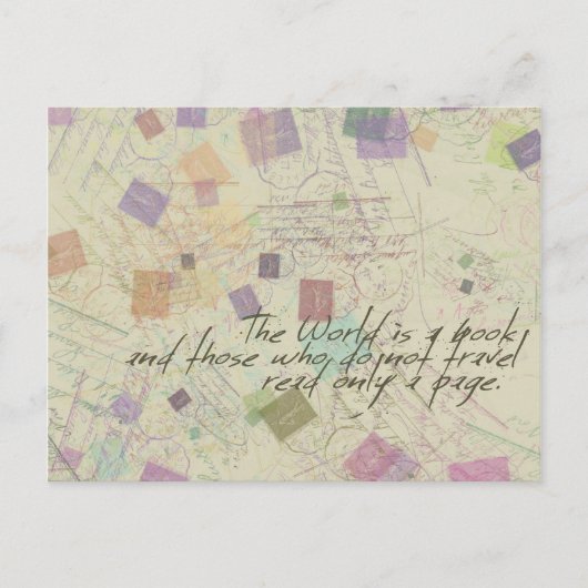 世界は本のはがき ポストカード (正面)