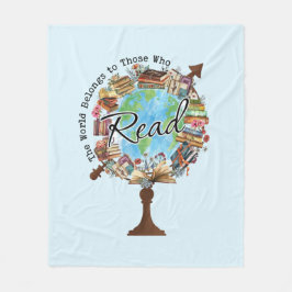 世界は次の者に属す読る フリースブランケット