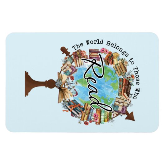 世界は次の者に属す読る マグネット (横)