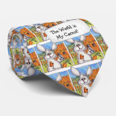 世界は私のにんじんのパーソナライズなタイです ネクタイ (ロール)