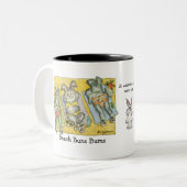 世界は私のニンジンのパーソナライズされたマグカップ ツートーンマグカップ (正面左)