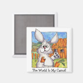 世界は私のニンジン磁石 マグネット (正面/裏面)