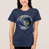 世界は私の周りで回っている トライブレンドＴシャツ (正面)