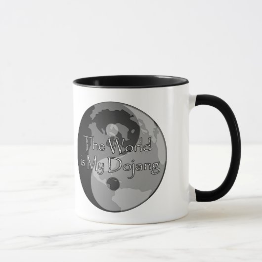 世界は私のDojang -湖の国の武道です マグカップ (右)