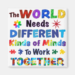 世界は種違う類の心を必要 マグネット