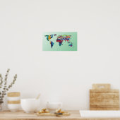 世界は美しい場所 ポスター (キッチン)