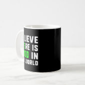 世界は良いところだと思おう コーヒーマグカップ (正面左)