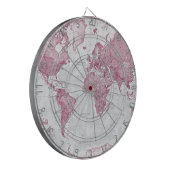 世界は芸術-ピンクです ダーツボード (正面左)