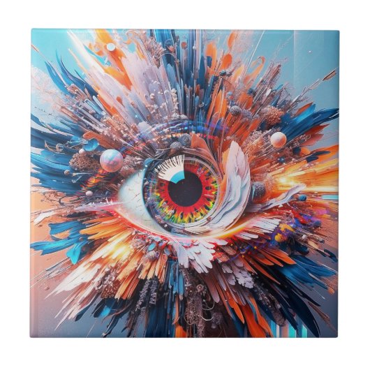 世界は視疑問に思視に始まる タイル (正面)