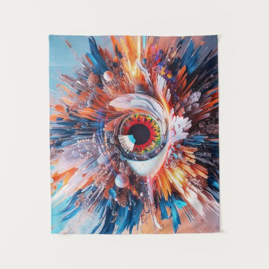 世界は視疑問に思視に始まる タペストリー (正面)