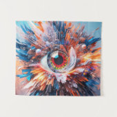 世界は視疑問に思視に始まる タペストリー (正面(横))