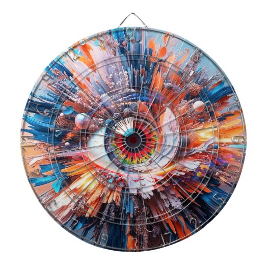 世界は視疑問に思視に始まる ダーツボード (正面)