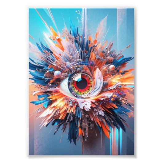 世界は視疑問に思視に始まる フォトプリント            (正面)