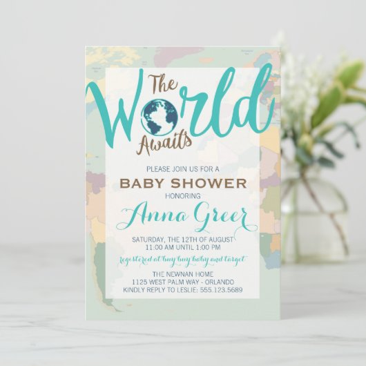 世界は赤ちゃんシャワー招待状を待っている 招待状 (スタンド正面)