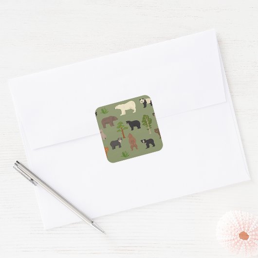 世界は野生生物を産む スクエアシール