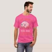 世界は魚の塊の魚の不おもしろい満なFaが必要 Tシャツ (正面フル)