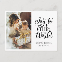 世界への喜びクリスマス・キャロル1枚の写真 シーズンポストカード