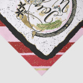 世界への喜びグローバルホリデーピンク&レッドパーティー 薄葉紙 (詳細)