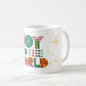 世界への喜びフェスティバルマグ コーヒーマグカップ (正面右)