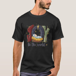 世界への喜びベビーイエスバイブル信教 Tシャツ